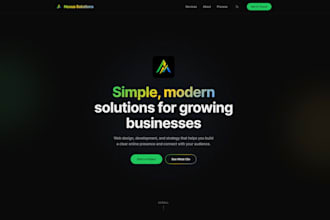 build you a modern single page website with a fast preview