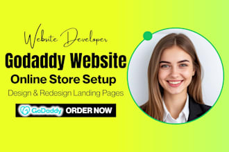 godaddy website redesign godaddy landing page design godaddy website development
