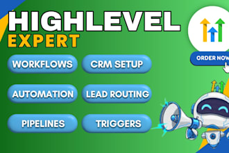 setup gohighlevel workflows CRM automation lead routing pipeline system