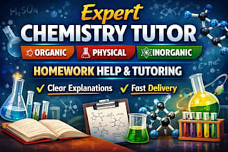 tutor you in chemistry with clear step by step explanations