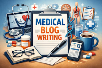 write medical blogs and healthcare articles