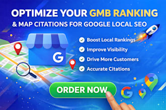 optimize your gmb ranking map citation for google local seo business