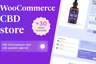 build a cbd woocommerce store with payment approval