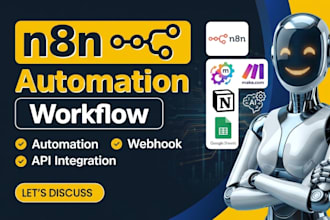 develop ai automation ai agents in n8n, make, n8n expert, n8n workflow, make