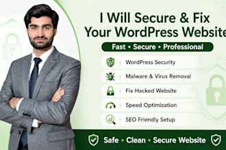 clean malware and secure your wordpress website