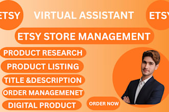be your etsy store manager VA