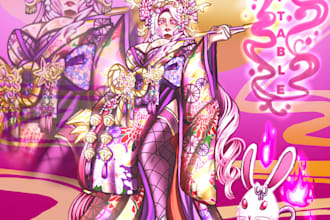 selling an adoptable oiran rabbit ab