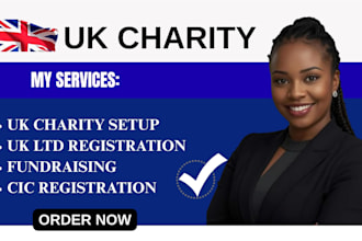 register your uk charity as cio with uk charity commission, cic, vat, uk ltd