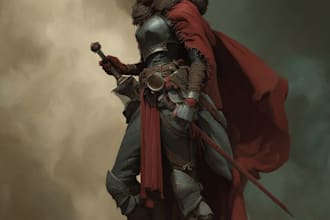 create fantasy character art for games and stories