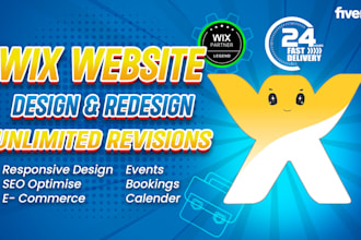 design wix website, wix redesign, wix ecommerce websites