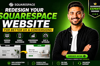 redesign your squarespace website for better UX and conversions