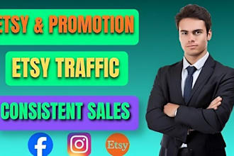 do etsy SEO, etsy promotion, etsy traffic and boost etsy sales