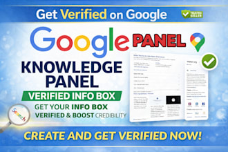 create a verified google knowledge panel for you or company