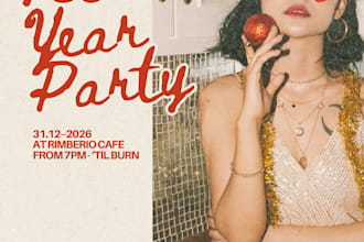 created a party banner or poster