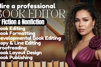proofread fantasy novel, book editing memoir book developmental book editor