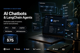 build a custom ai chatbot or langchain agent for your business