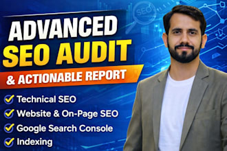 do complete on page and technical SEO, website audit and google indexing
