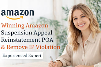 fix winning amazon suspension appeal reinstatement poa and remove IP violation