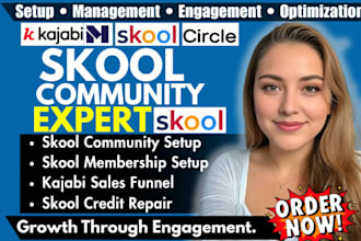setup skool community skool credit repair skool online community course upload