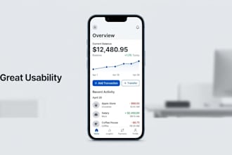 create minimal UI UX with great usability