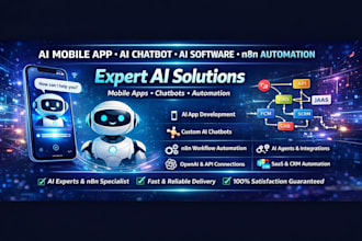 ai mobile app development ai chatbot ai software n8n ai agent n8n automation
