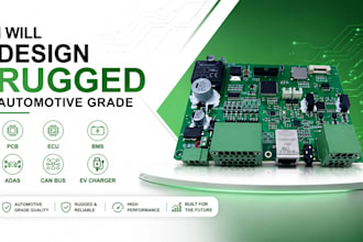 design rugged automotive grade pcb ecu bms adas can bus ev charger