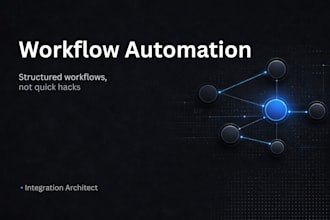 build structured workflow automation with zapier or make