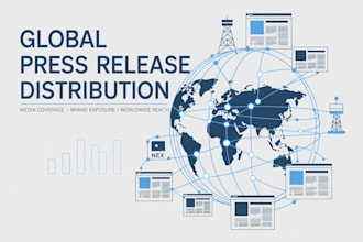 distribute press release to global media websites