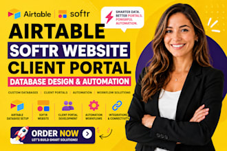 setup airtable  database airtable automation  airtable softr website data entry