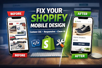 fix shopify mobile responsiveness using custom CSS