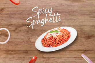 cook delicious spicy spaghetti