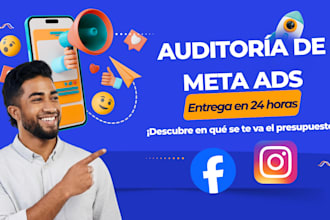 entregaré una auditoría completa de tu meta ads y un plan de acción