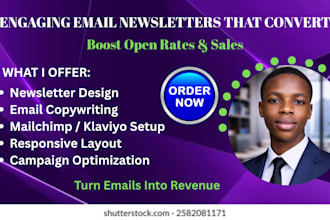 design and manage professional email newsletter