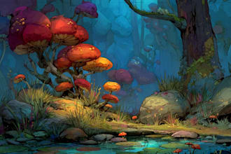 design a background, environment for your animation, game