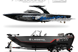 create professional boat wrap, yacht wrap, vehicle wrap design, car or van wrap