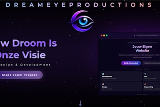 create a professional website and webdesign