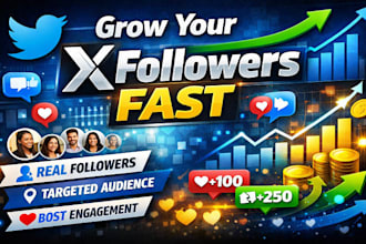 skyrocket your x audience with targeted followers growth