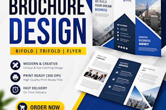 design professional flyer brochure leaflet and handbill for your business