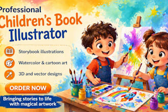 do kid 3d children story book illustration book design picture book amazon KDP