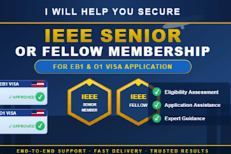 get you ieee senior membership for your eb1a or eb2 niw petition