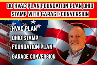do garage conversion,hvac plan,foundation plan,ohio stamp,michigan stamp
