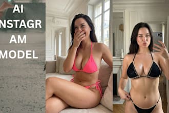 do ai influencer model for ai onlyfans, fanvue, ai product and social media