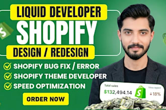 fix shopify bugs, errors and liquid code issues professionally
