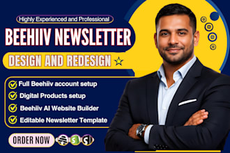 setup beehiiv newsletter template beehiiv landing page beehiiv account manager
