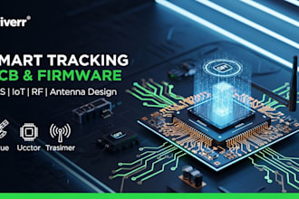 develop smart tracking device pcb and firmware