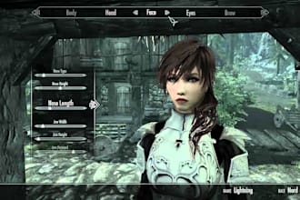 create, edit, or port custom models, mods for skyrim, fallout, starfield, ffxiv