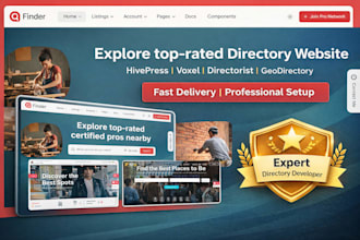 directory website, hivepress, voxel theme , directorist, geodirectory