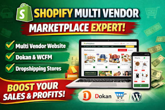 shopify multi vendor marketplace website shopify store expert wcfm dokan pro