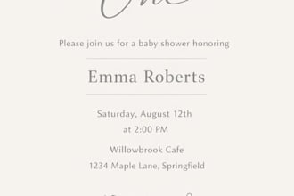 create baby shower invitations