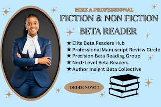 beta read your book and provide honest reader feedback